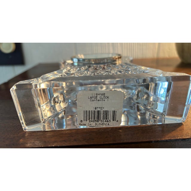 Waterford Vintage Waterford Lismore Clock For Sale - Image 4 of 4