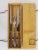 A beautiful Mid-Century Austrian carving set, consisting of caring knive, a meat knive and a fork in its original award-...