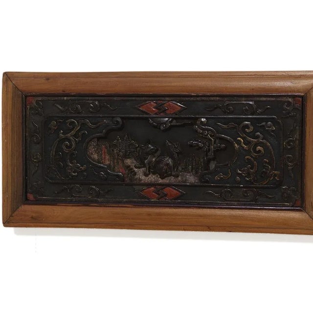 Originating from Jiangsu province in eastern China in the early 19th century, this long, horizontal piece was once part of...