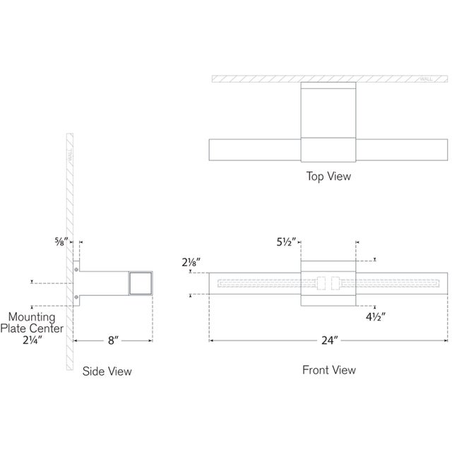 Metal Kelly Wearstler for Visual Comfort Signature Covet 24" Over The Mirror Bath Light in Antique-Burnished Brass with Alabaster For Sale - Image 7 of 8