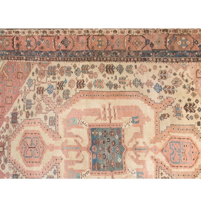 Late 19th Century Persian Bakhshaish Serapi Rug For Sale - Image 12 of 15