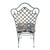 Mid 20th Century Vintage Mid Century Woodard Style Florentine Lattice Pattern Back Iron Patio Dining Chairs-Set of 6 For Sale - Image 5 of 7