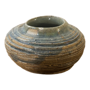 Vintage American Studio Pottery Vase - Sculptural Form, Signed