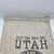 Textile Early 20th Century Union Portland Cement Devil's Slide Utah Double-Sided Canvas Cement Sack For Sale - Image 7 of 10