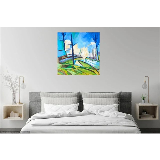 Price reduced, over 28 people have liked this painting. Be the one to own it, original This is a happy and bright oil on...