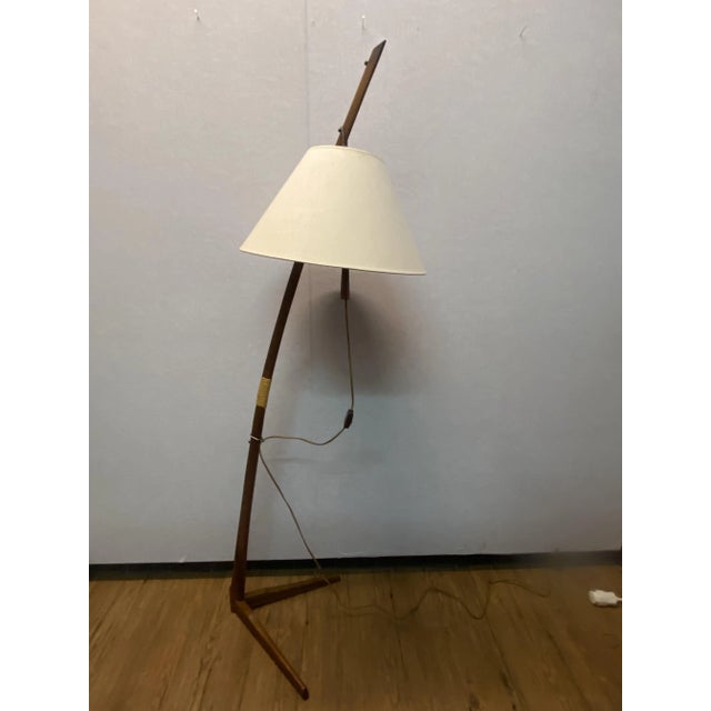 Kalmar Vintage Dornstab Floor Lamp by A. Pöll for J.T. Kalmar, Vienna, Austria For Sale - Image 4 of 18