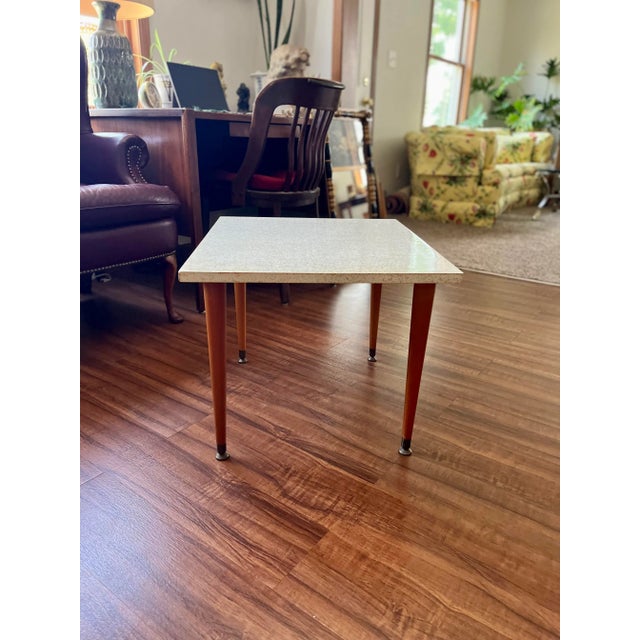 Mid-Century Laminate Top Side Table For Sale In Milwaukee - Image 6 of 12