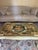 French Provincial One of a Kind Artist Created Coffee Table With Collaged Top For Sale - Image 3 of 10