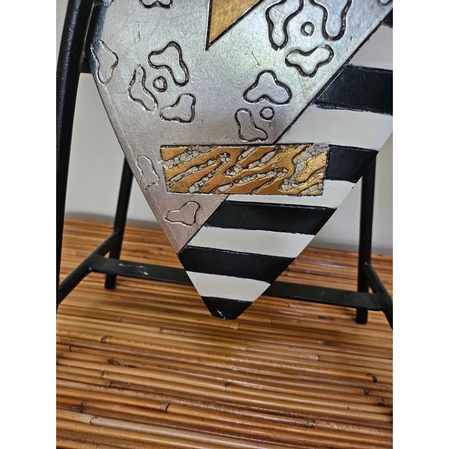 1980s Pair of Postmodern Lamps Attributed to Lam Lee For Sale - Image 12 of 13