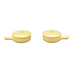 Vintage Mid-Century Modern La Solana Lidded Casserole Dishes- Set of 2