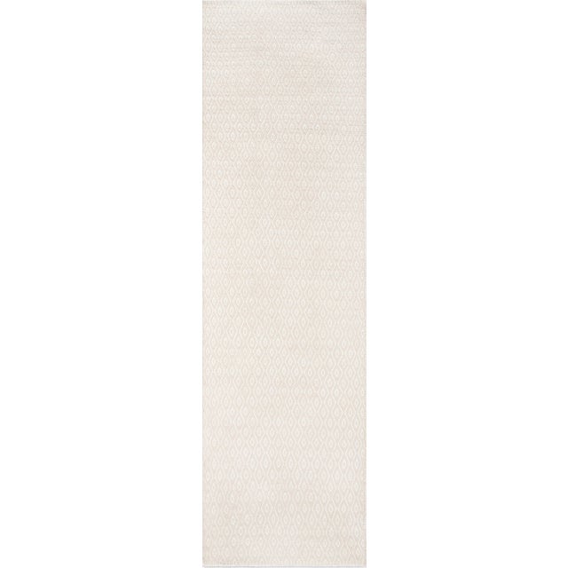 Erin Gates Newton Davis Beige Hand Woven Recycled Plastic Runner 2'3" X