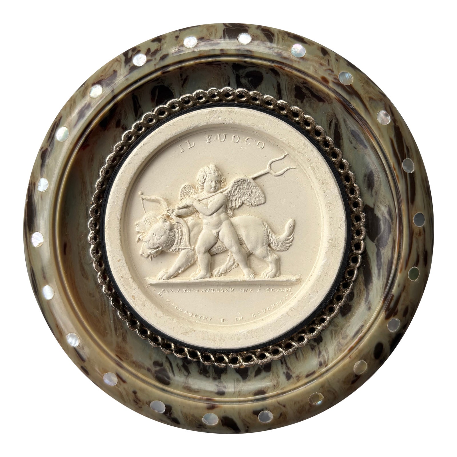 19th Century Italian Grand Tour Plaster Intaglio - 