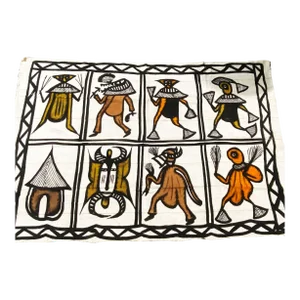 Vintage Korhogo Textile by the Senufo People