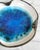 Mid-Century Blue Geode Pottery Centerpiece Cigar Ashtray - 10" For Sale - Image 6 of 7