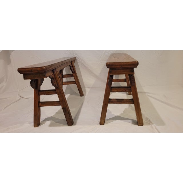 19th Century Pair of 19th Century Spring Benches For Sale - Image 5 of 15
