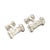 Late 20th Century Late 20th Century Tiffany & Co Estate "Atlas" Cufflinks Sterling Silver 9.29 Grams, A Pair For Sale - Image 5 of 5