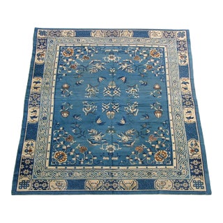 1920s Antique Asian Art Deco Chinese Peking Rug For Sale