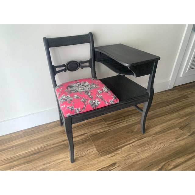 Antique TelephoneGossip Table Chairish