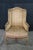 Vintage French Louis XVI Style Walnut Bergère Wingback Library Reading Chair For Sale - Image 6 of 18