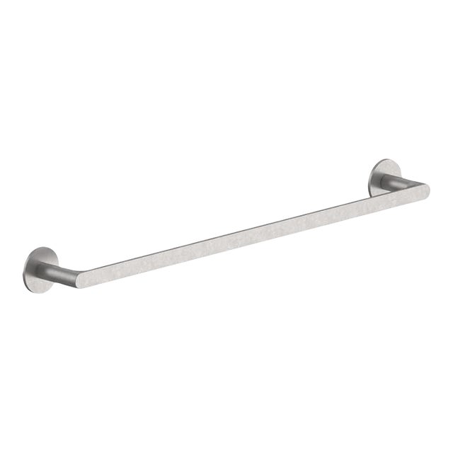 Contemporary Towel Bar in Raw Metal For Sale