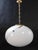 1960s Frosted Bollicine Murano Glass Pendant For Sale - Image 6 of 11