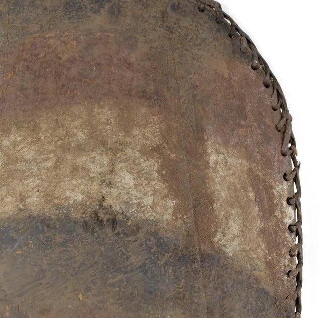 Early 20th Century Songye Shield with Kifwebe Mask Icon For Sale - Image 4 of 7