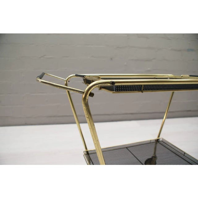 French Serving Cart, 1950s For Sale - Image 10 of 12