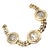 Bulgari Vintage Monete Three Large Ancient Coin Diamond Gold Link Bracelet For Sale - Image 9 of 17