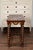 English 1850s Barley Twist Mahogany Console Table with Red Marble Top For Sale - Image 4 of 12
