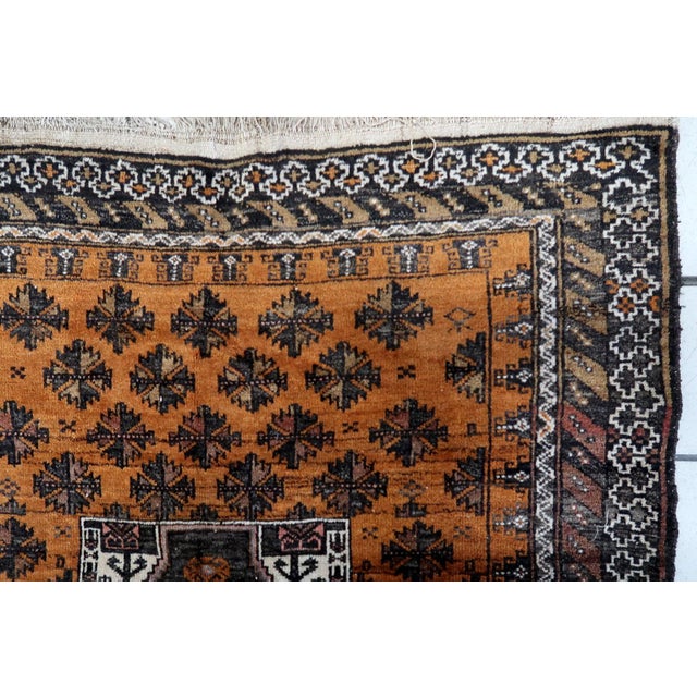 1920s, Handmade Antique Afghan Baluch Rug 3.5' X 6.2' For Sale - Image 11 of 12