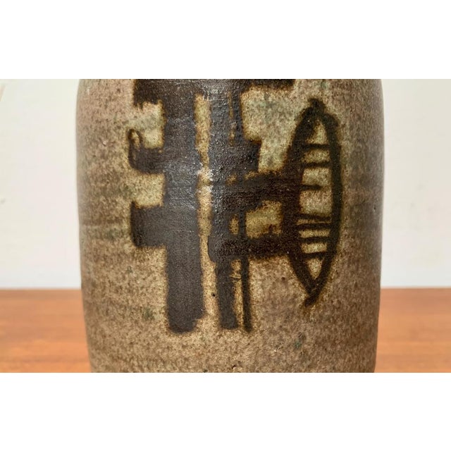 Mid-Century German Studio Pottery Vase by Karl Jüttner, Saalfeld, 1960s For Sale - Image 11 of 18