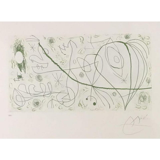 Modern Joan Miró, Picasso and the Winds, 1973, Etching For Sale - Image 3 of 3