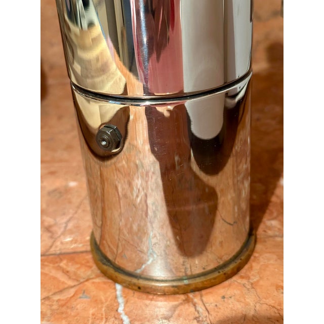 Chrome Vintage 1980s Alessi La Conica Espresso Coffee Maker 6-Cup Aldo Rossi Near Mint For Sale - Image 8 of 12