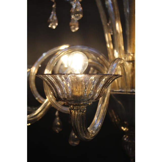 Murano Chandelier from Venini, 1920s For Sale - Image 3 of 14