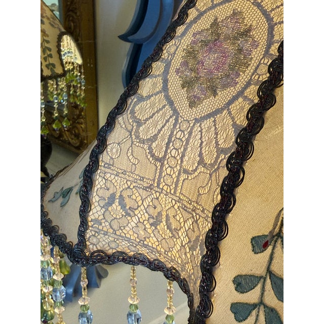1960s Rare Italian Tole Lamp For Sale - Image 12 of 13