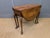 Burr Walnut Drop Flap Table, 1920 For Sale - Image 15 of 15