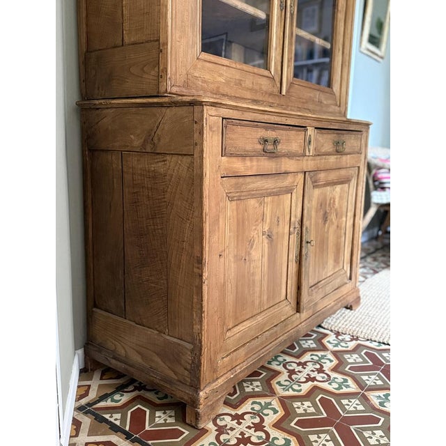Antique French Cherry Wood Cupboard, 1800s For Sale - Image 17 of 18