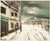 Paper 1940s After Maurice Vlaminck "Winter Landscape", First Edition Period Swiss Offset Lithograph For Sale - Image 7 of 8