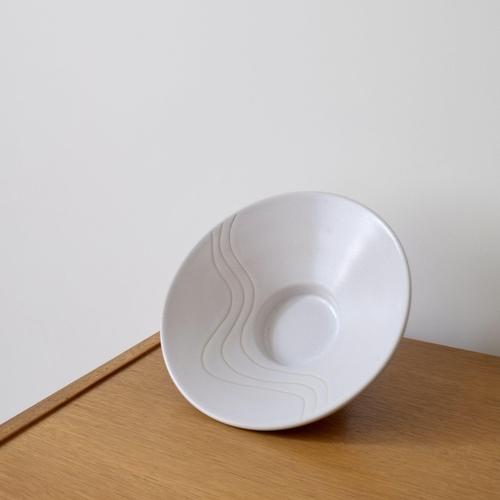 Stoneware Footed Bowl by Ingegärd Burmeister for Gabriel Keramik, Sweden, 1960s For Sale - Image 3 of 5