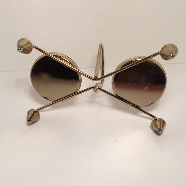 Mid-Century Creamer and Sugar with Grape Design in Caddie For Sale In Sacramento - Image 6 of 11