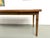 Brown Farmhouse Table in Beechwood with Tapered Legs, France, 1970s For Sale - Image 8 of 18