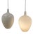 Two Pompei Pendant Lamps by Jo Hammerborg for Fog & Mørup, 1960s, Set of 2 For Sale