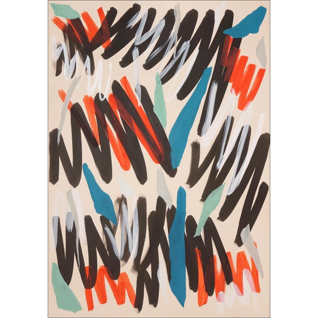 Black 2023, Abstract Expressionist Painting, "Thinking About Cy", by Romina Milano For Sale - Image 8 of 8