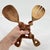 Early 20th Century Serving Spoon and Fork Set Kenya For Sale - Image 4 of 6