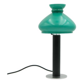 Vintage Table Lamp with Glass Shade by Carl Auböck for Werkstätte Carl Auböck, 1970s For Sale