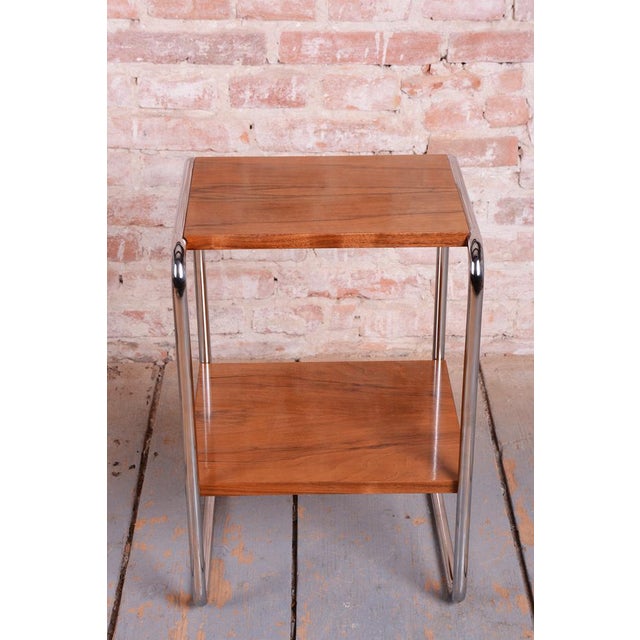 Bauhaus Bauhaus Bedside Tables by M. Breuer for Thonet, Germany, 1920s, Set of 2 For Sale - Image 3 of 15