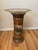 1990s Japanese Satsuma Pedestal With Gold Trim and Crystal Plate For Sale - Image 10 of 10