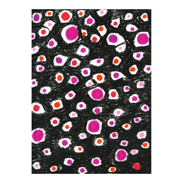 Molly Frances "Pink Dots" Abstract Pop Print - 40" X 60" For Sale