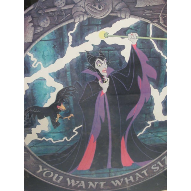 Walt Disney Maleficent 'You Want What Size!' Sleeping Beauty Ooak Display Print For Sale - Image 13 of 17