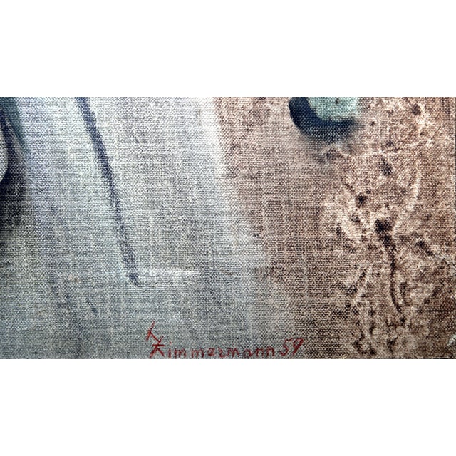 Paysage de Pierres Mortes Jacques Zimmermann Year: 1959 Size: 24 in. x 28 in. Oil on Canvas, signed